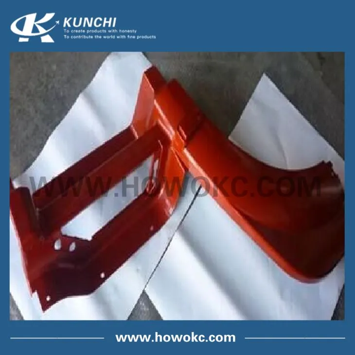 Front Fender Front Piece Left Red WG1642230105 HOWO 10